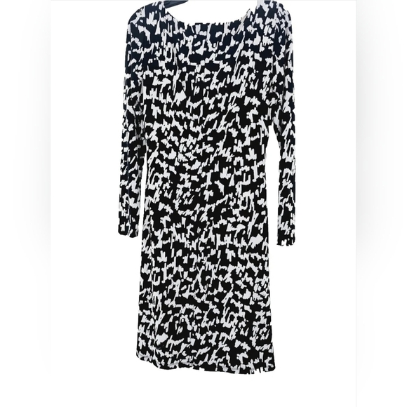 Ralph Lauren LRL DressWomen’s Sz 10 Long Sleeve Side Rouching Career Dress - Picture 2 of 7